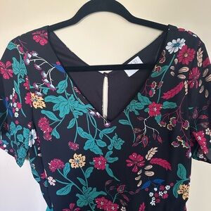 Sienna Sky Black Floral Romper